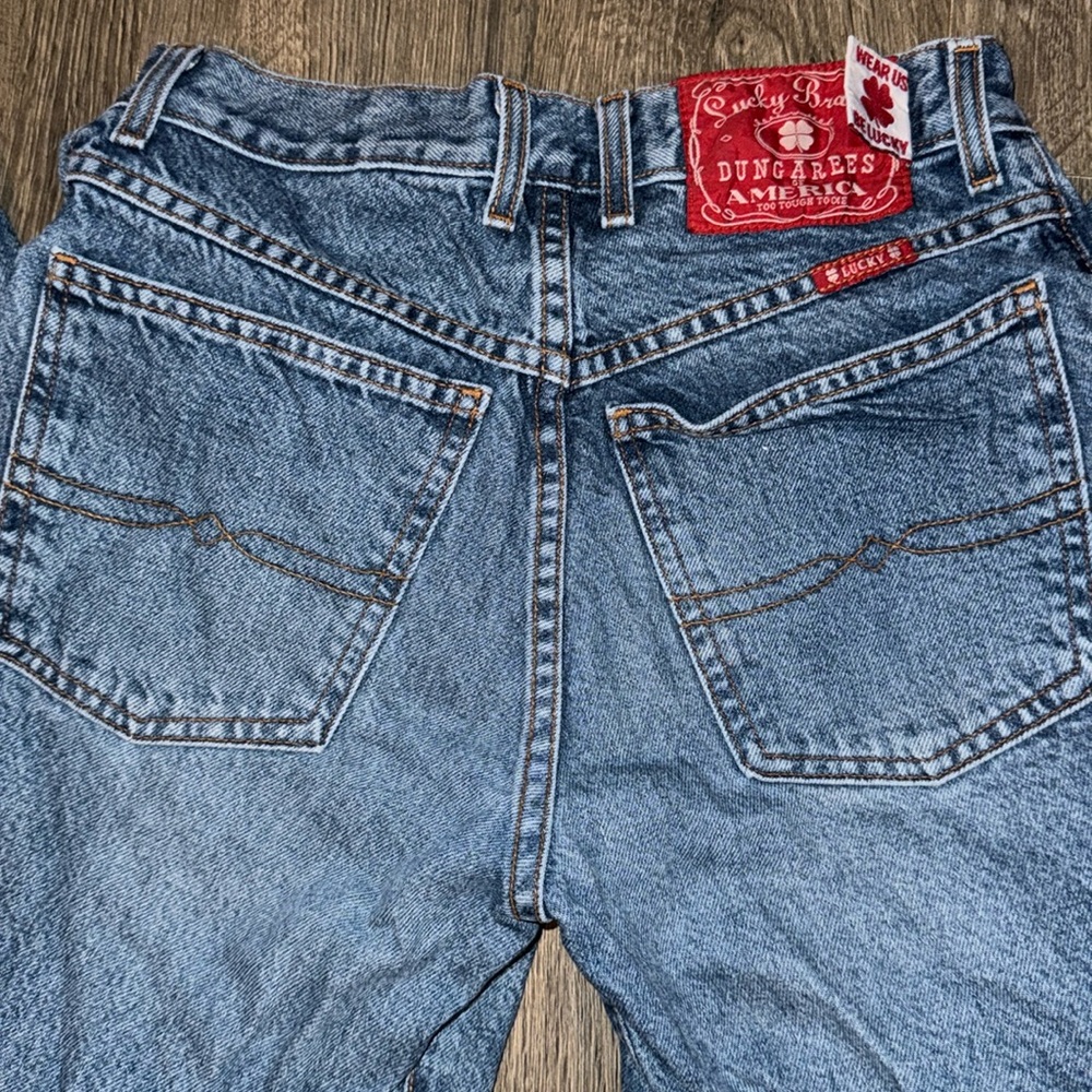 Vintage Lucky Brand Size 27 Relaxed Fit Zipper Fly Jeans